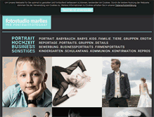 Tablet Screenshot of fotostudio-marlies.de